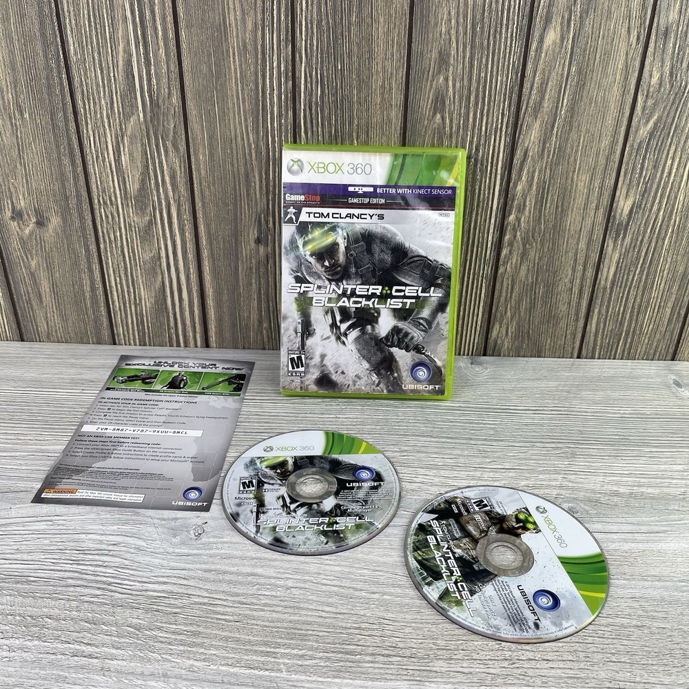 Tom Clancy's Splinter Cell Blacklist Microsoft Xbox 360 GameStop Edition Tested